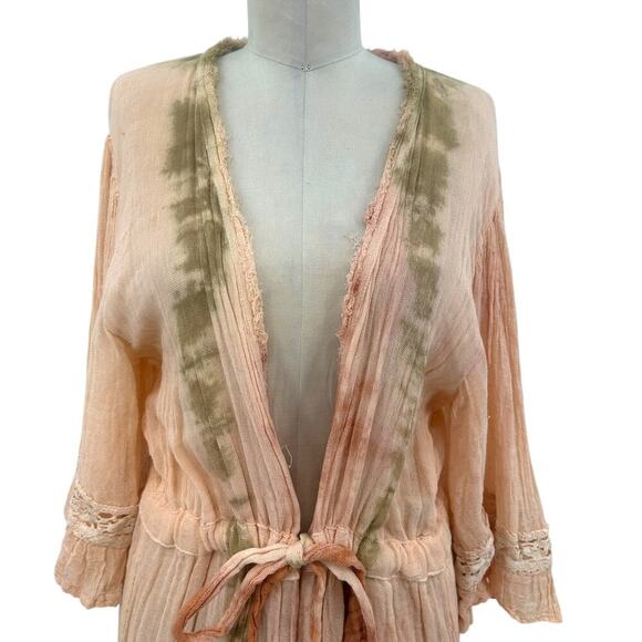 Jen's Pirate Booty Scarlet‎ Kimono Desert Sun Astral Tie Dye Size Medium / Large - Picture 3 of 16